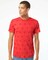 Men’s Star Print Crewneck T-Shirt for Casual, Street & Everyday Style Wear